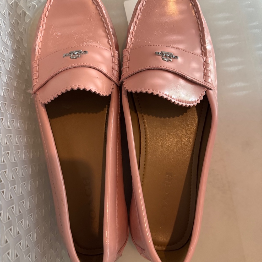 Coach Women's Blush Pink Loafers
